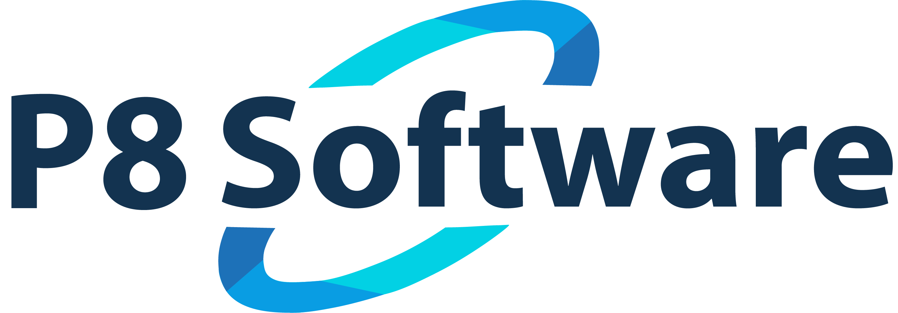 Logo van P8 Software, gespecialiseerd in grond- en vastgoedbeheer. softwareoplossingen